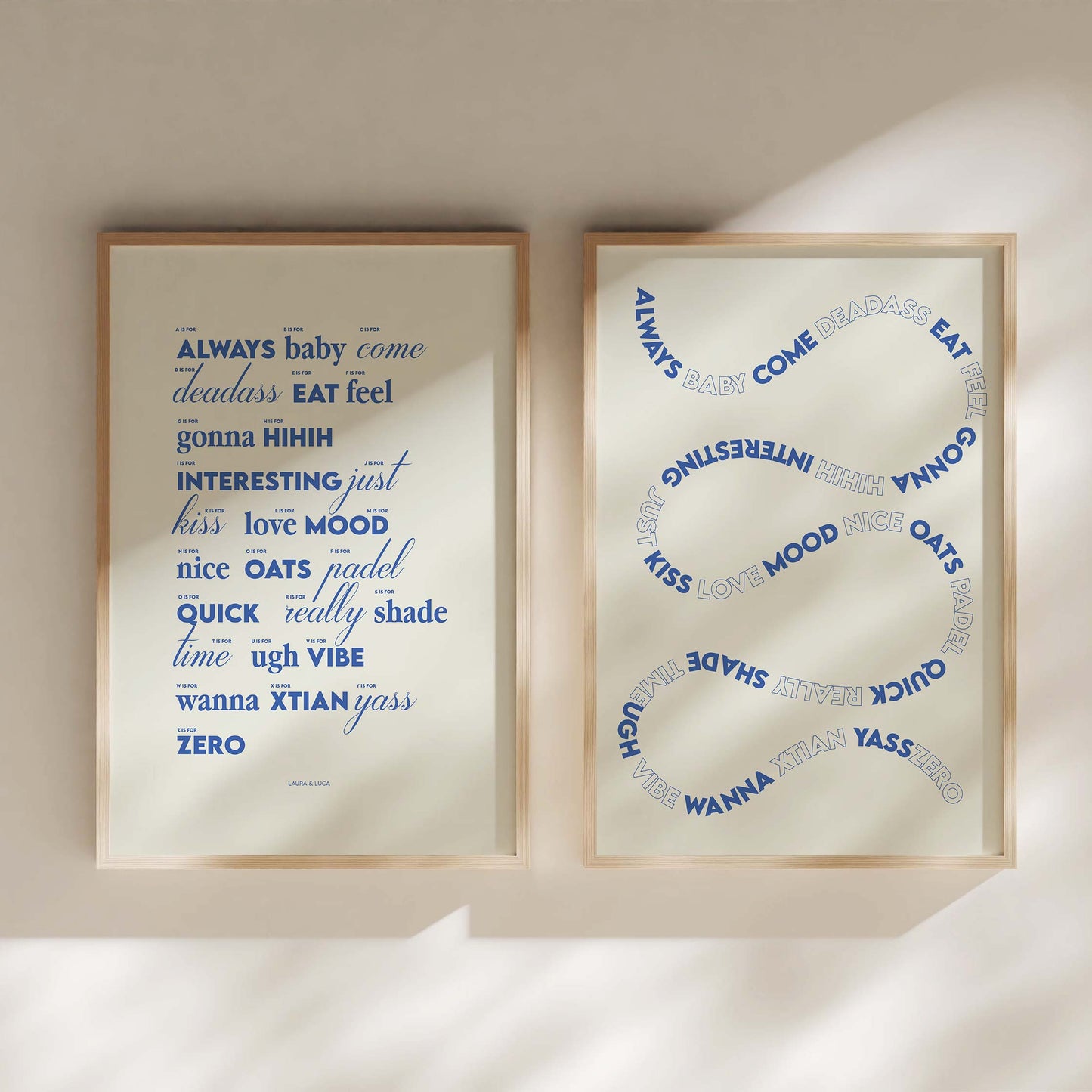 Whatsapp Conversation Art - Most Used Words - A to Z